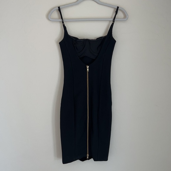 Misha Collection Bodycon Black Midi Dress - Picture 2 of 6